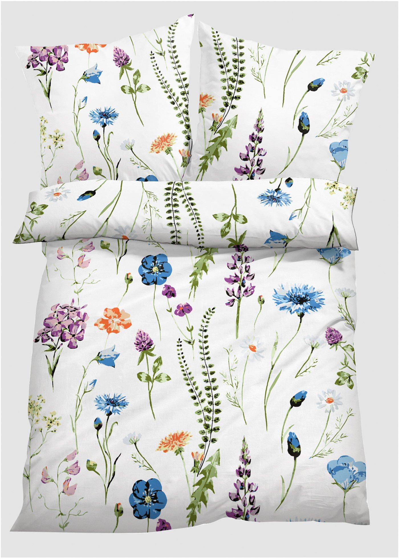 Bettwäsche mit Blumen