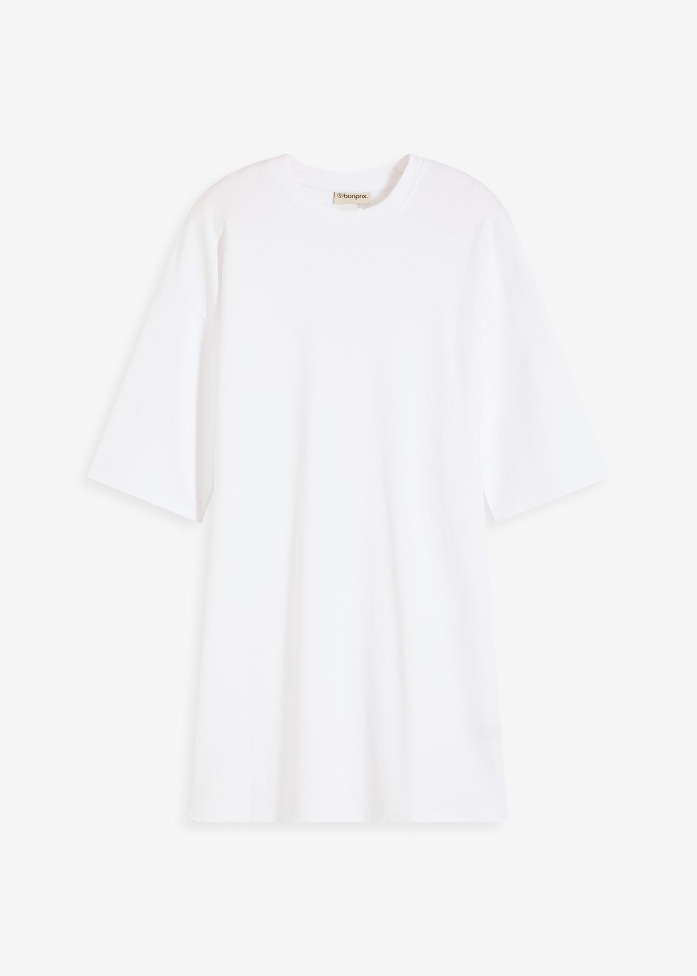 Shirtkleid aus schwerer Bio-Baumwolle