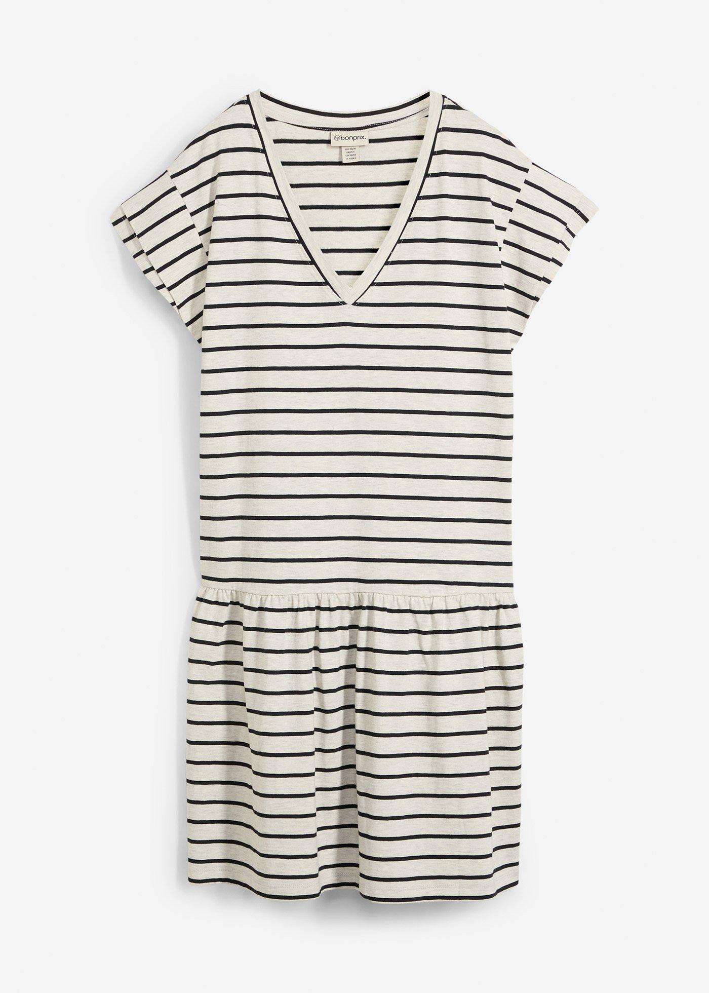 Shirtkleid aus reiner Baumwolle