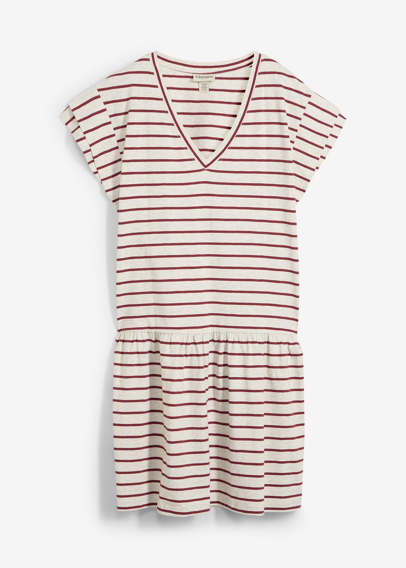 Shirtkleid aus reiner Baumwolle