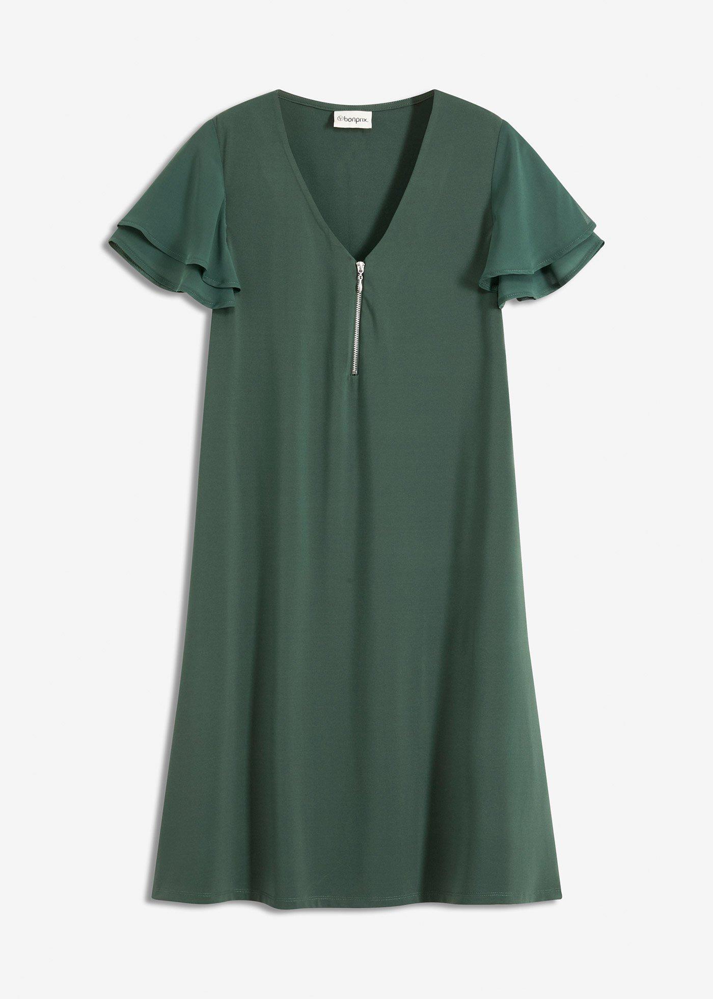 Shirtkleid mit Chiffonärmeln