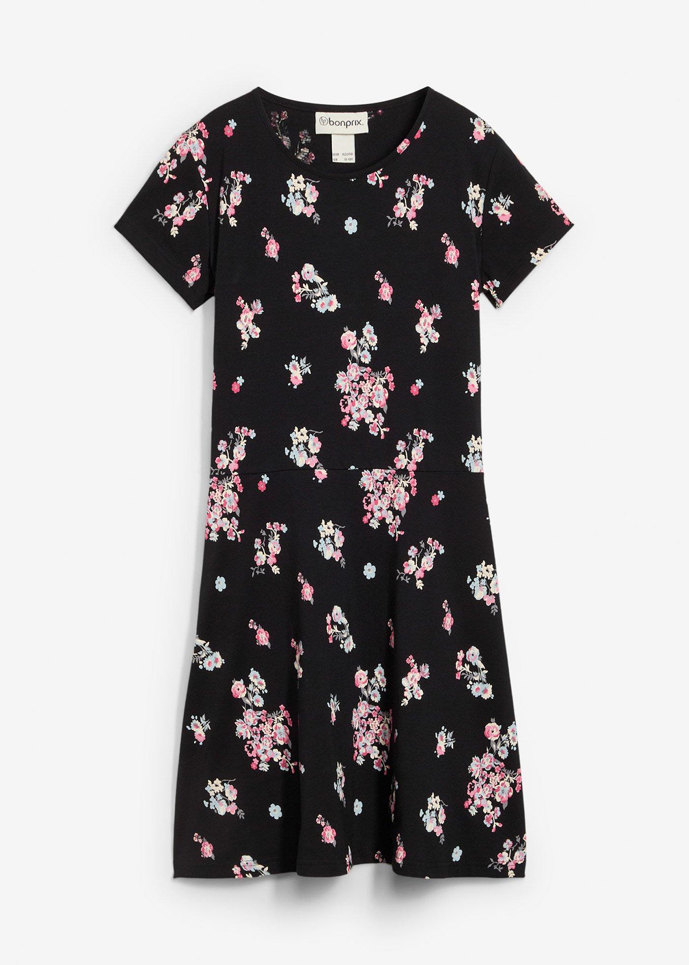 Jerseykleid aus elastischem Bio-Baumwoll-Mix
