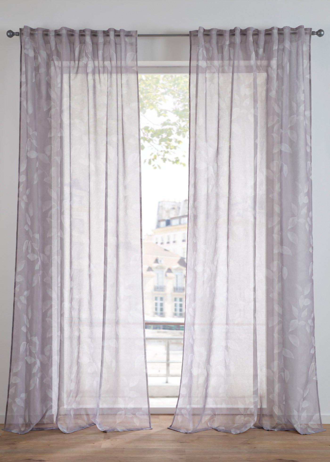 Gardine mit recyceltem Polyester (1er Pack)