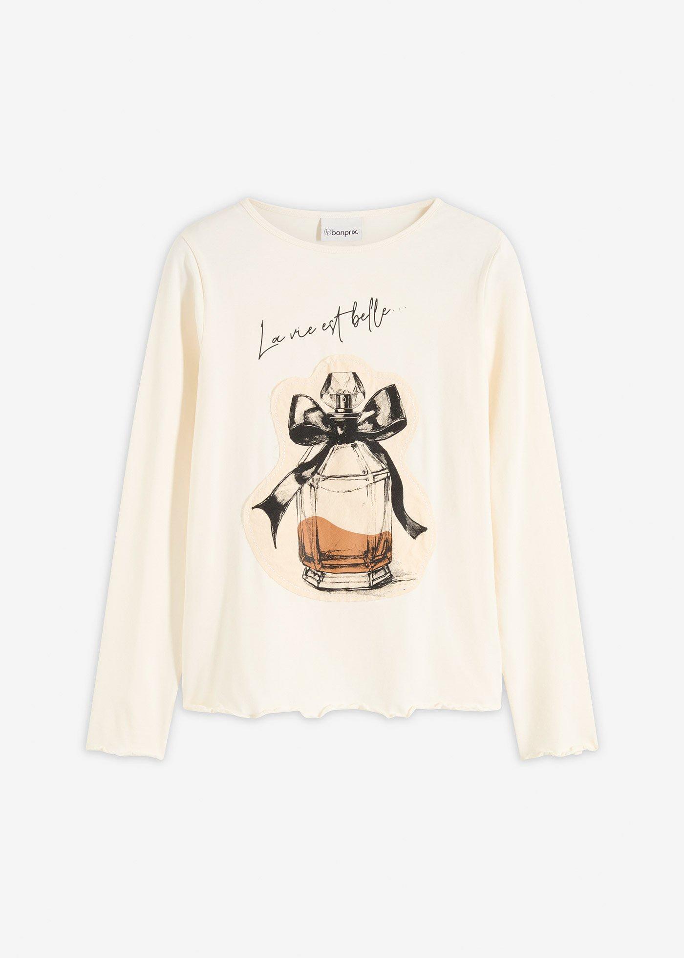 Langarmshirt aus Baumwollstretch