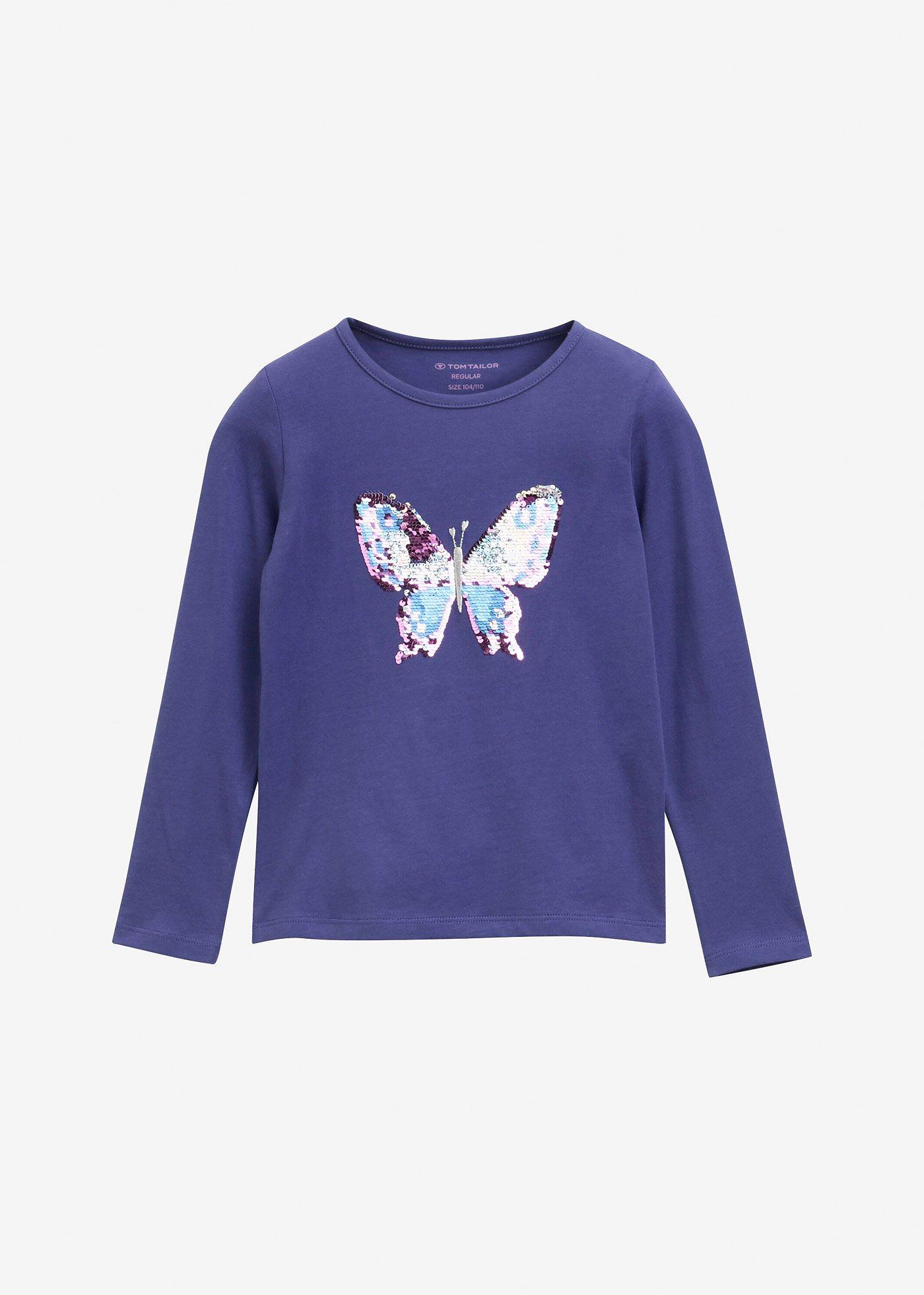 Tom Tailor Langarmshirt aus reiner Baumwolle