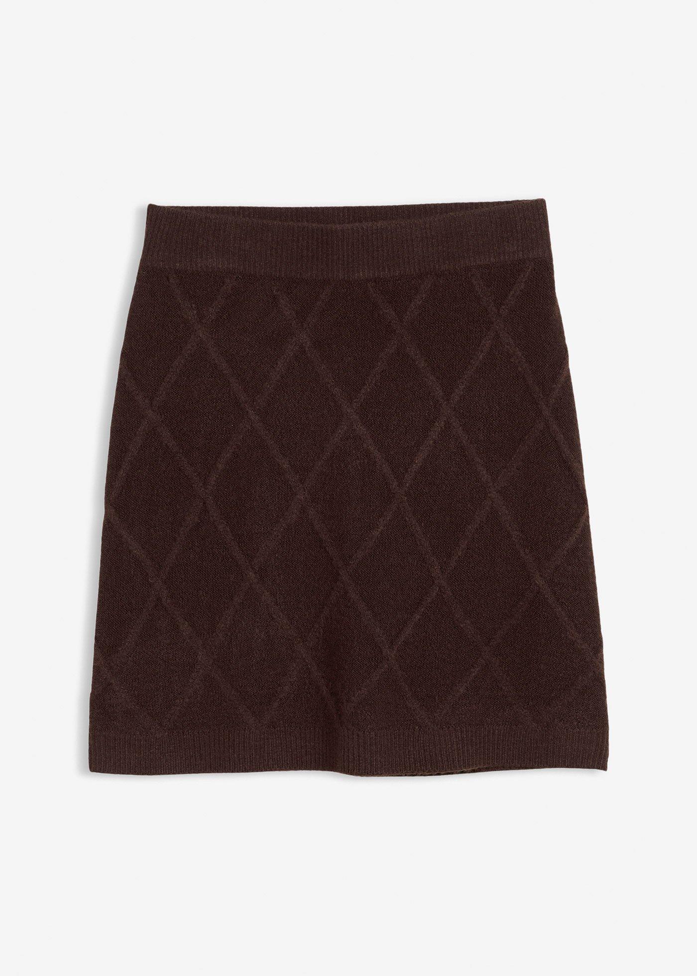 Strickrock aus Zopfstrick