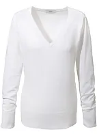 Feinstrick-Pullover mit V-Ausschnitt, bonprix