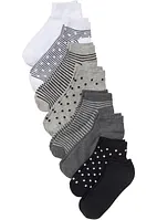 Sneakersocken mit Bio-Baumwolle (8er Pack), bonprix