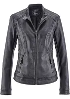 Lederimitat Biker-Jacke, bonprix