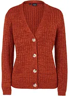 Grobe Strickjacke mit recycelter Baumwolle, bonprix