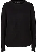 Strick-Pullover mit Rundhals-Ausschnitt, bonprix