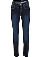 Jean skinny taille mi-haute à coutures contrastantes, bonprix