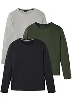 Langarmshirt (3er Pack), bonprix