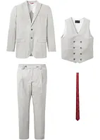 Costume (Ens. 4 pces.) : veste, pantalon, gilet, cravate, bpc selection