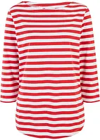 3/4 Shirt mit U-Boot-Ausschnitt, bonprix