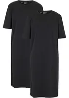 Lot de 2 robes T-shirt, oversized, bonprix