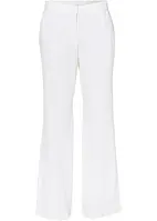 Pantalon en lin majoritaire avec taille confortable, Loose Fit, bonprix