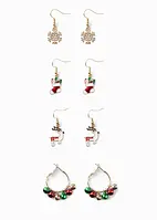 Boucles d'oreille (ens. 8 pces.), bonprix