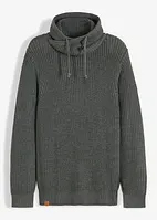 Grobstrick-Pullover mit Schalkragen, bonprix