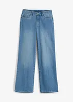 Wide-Leg-Jeans, Mid Waist, Stretch, bonprix