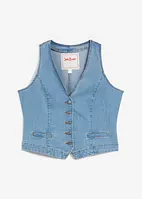 Gilet sans manches en jean, bonprix