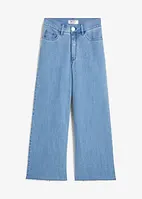 Wide Leg Jeans, High Waist, cropped, bonprix