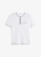 T-shirt col Henley manches courtes, bpc selection