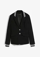 Baumwoll-Blazer mit gestreiften Details, bonprix