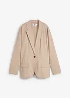 Leichter Long-Blazer mit Leinen, Loose Fit, bpc bonprix collection