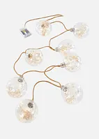 LED-Lichterkette mit 8 Kugeln mit Trockenblumen, bonprix