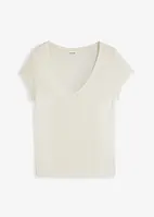 T-shirt col V, bonprix