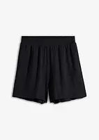 High-Waist-Shorts aus Strukturjersey mit Rundumbequembund, bpc bonprix collection