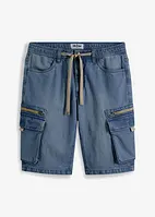 Long Jeans-Shorts mit Cargotaschen, Regular Fit, John Baner JEANSWEAR