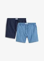 Lot de 2 shorts longs en jean, Regular Fit, John Baner JEANSWEAR