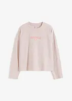 Bedrucktes Sweatshirt im Used Look, bonprix