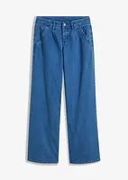 Wide-Leg-Jeans, Mid Waist, bonprix