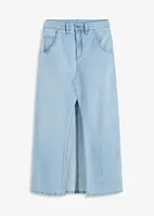 Maxi-Jeansrock mit Schlitz, bonprix