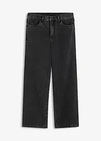 Wide-Leg-Jeans Mid Waist, bonprix