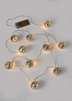 Guirlande lumineuse LED avec boules brillantes, bonprix