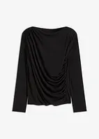 Langarmshirt mit Raffungen, bonprix