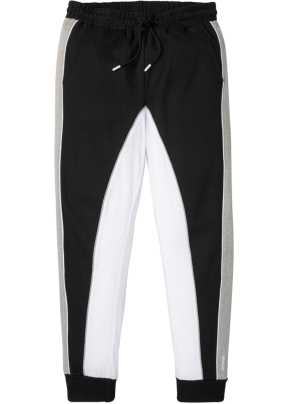 Pantalon de Jogging Homme en Coton - Fitness - Noir - Doublure Polaire  Ultra Chaud