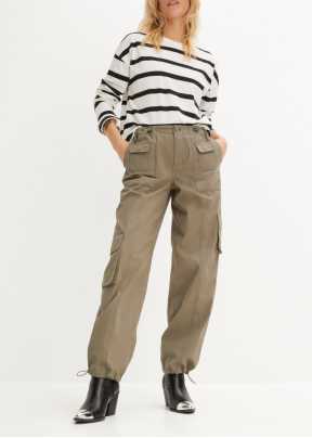 Pantalon classique : long, fluide, ample de bonprix