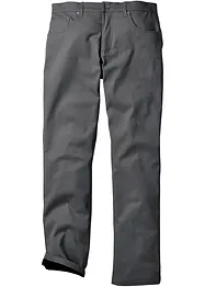 Pantalon droit stretch à doublure thermique, Regular Fit, bonprix