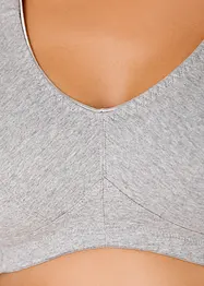 BH ohne Bügel mit Bio-Baumwolle (2er Pack), bonprix
