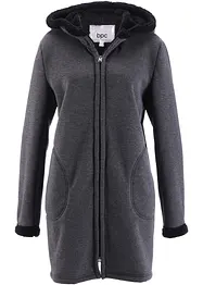 Veste sweat avec polaire peluche, bonprix