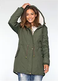 Parka mit Teddy-Futter, bonprix