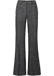 Pantalon à jambes larges, taille courte, bonprix