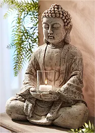 Deko-Figur Buddha mit Teelichthalter, bpc living bonprix collection