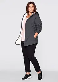 Sweatjacke mit Fleece, bonprix