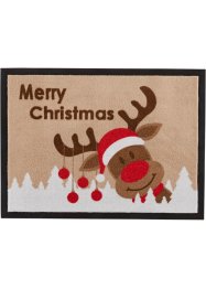 Fußmatte mit Merry Christmas Schriftzug, bpc living bonprix collection